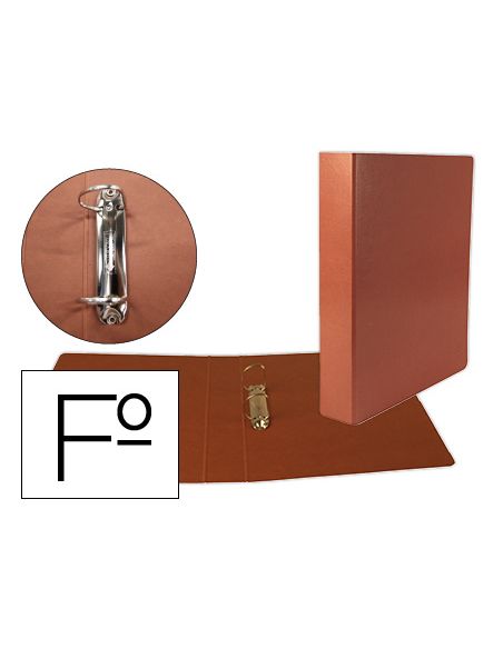 Carpeta De 2 Anillas 40Mm Mixtas Liderpapel Folio Cartoncuero
