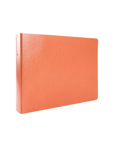 Carpeta De 2 Anillas 40Mm Redondas Liderpapel Cuarto Apaisado Carton Cuero
