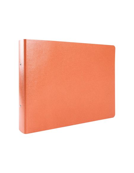 Carpeta De 2 Anillas 40Mm Redondas Liderpapel Cuarto Apaisado Carton Cuero