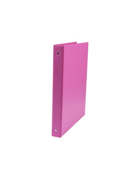 Carpeta Liderpapel 4 Anillas 25 Mm Redondas Plastico Folio Color Fucsia