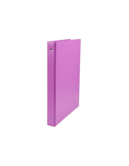 Carpeta Liderpapel 4 Anillas 25 Mm Redondas Plastico Folio Color Lila