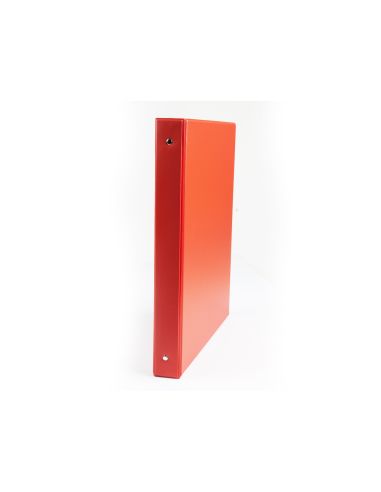 Carpeta Liderpapel 4 Anillas 25 Mm Redondas Plastico Folio Color Rojo