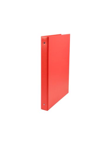 Carpeta Liderpapel 4 Anillas 40 Mm Redondas Plastico Folio Color Rojo