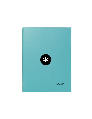 Carpeta Antartik A4 Forrada 4 Anillas 25 Mm Redondas Color Menta