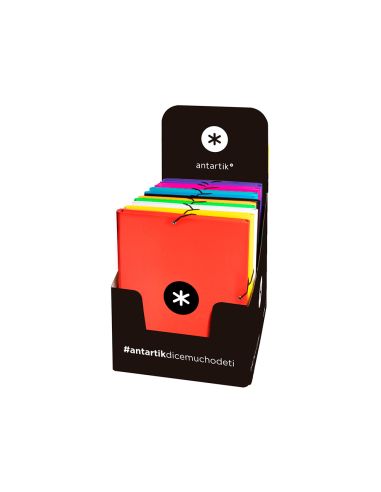 Carpeta Antartik Gomas Tres Solapas Carton Forrado A4 Colores Surtidos