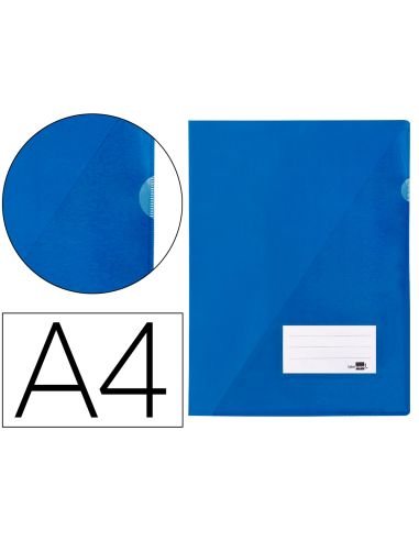 Carpeta Liderpapel Dossier A4 Uñero Azul