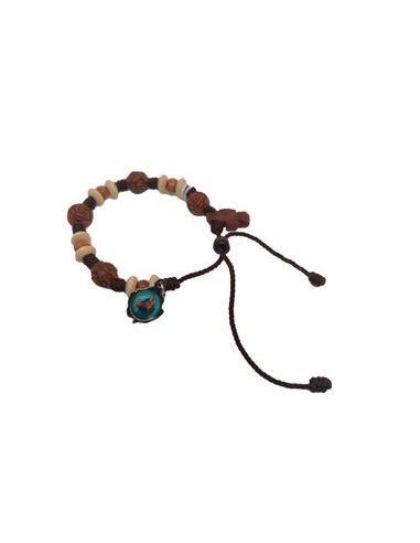 Pulsera Madera Ajustable Maria Auxiliadora