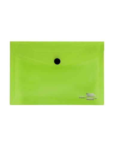 Carpeta Liderpapel Dossier Broche 44233 Polipropileno Din A6 Verde Translucido