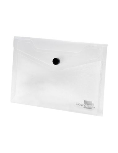Carpeta Liderpapel Dossier Broche 44234 Polipropileno Din A6 Transparente Translucido