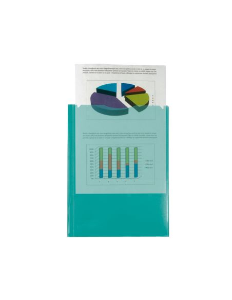 Carpeta Liderpapel Dossier Dos Bolsas Canguro 45683 Polipropileno Din A4 Verde