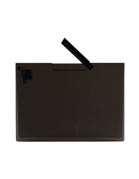 Carpeta Liderpapel Dossier Pinza Lateral 35485 Polipropileno Din A4 Negra 30 Hojas Pinza Giratoria