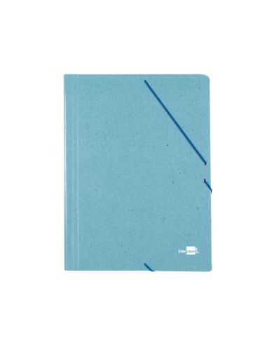Carpeta Liderpapel Gomas Tres Solapas Carton Prespan A3 Color Verde