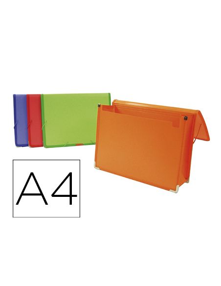 Carpeta Liderpapel Portadocumentos Polipropileno Din A4 Colores Surtidos