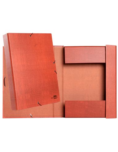 Carpeta Proyectos Liderpapel Folio Lomo 30Mm Carton Forrado Cuero