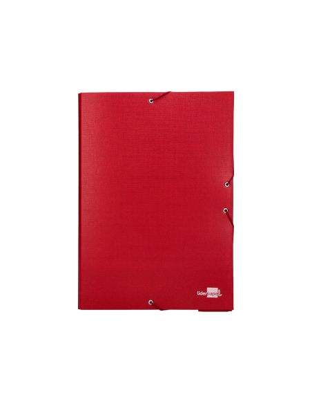Carpeta Proyectos Liderpapel Folio Lomo 50Mm Carton Forradoroja