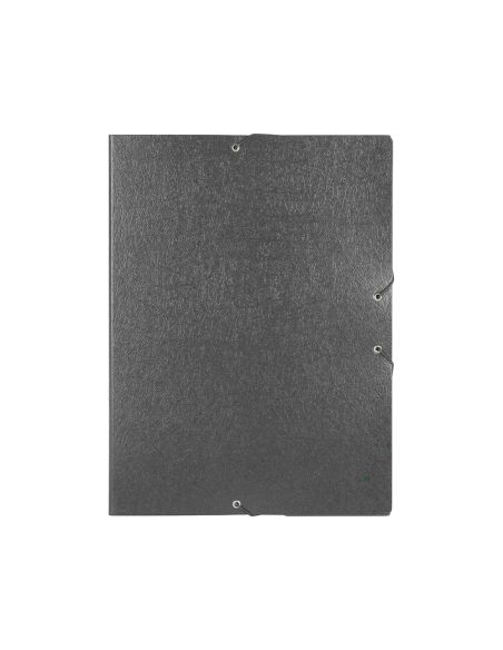 Carpeta Proyectos Liderpapel Folio Lomo 50Mm Carton Gofrado Gris
