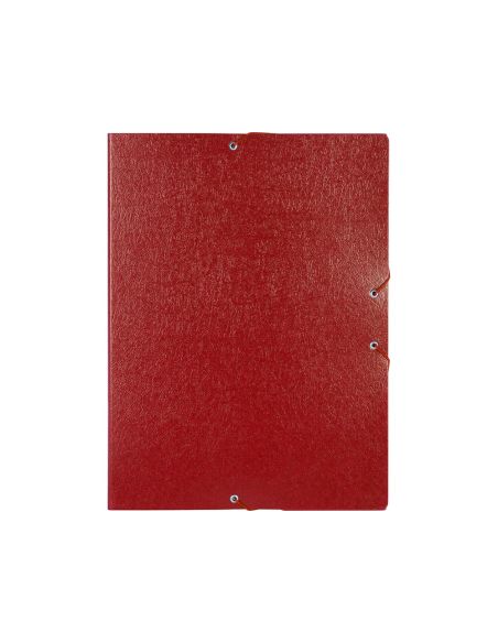 Carpeta Proyectos Liderpapel Folio Lomo 50Mm Carton Gofrado Roja