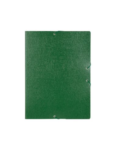 Carpeta Proyectos Liderpapel Folio Lomo 50Mm Carton Gofrado Verde