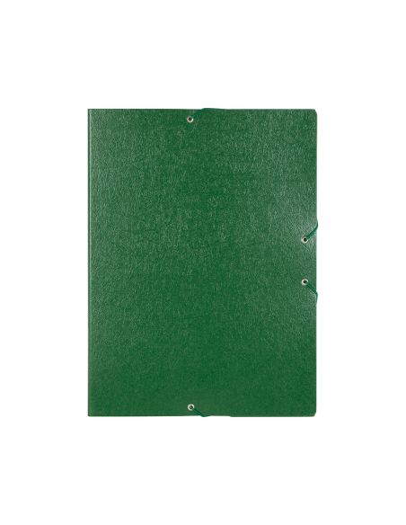 Carpeta Proyectos Liderpapel Folio Lomo 50Mm Carton Gofrado Verde