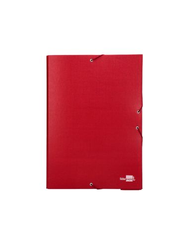 Carpeta Proyectos Liderpapel Folio Lomo 70Mm Carton Forrado Roja