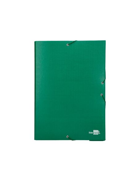 Carpeta Proyectos Liderpapel Folio Lomo 70Mm Carton Forrado Verde