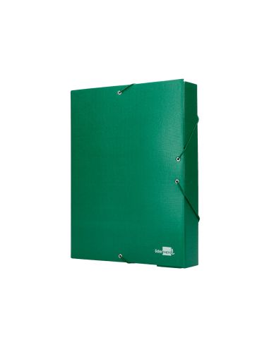 Carpeta Proyectos Liderpapel Folio Lomo 90Mm Carton Forrado Verde