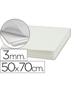 Carton Pluma Liderpapel Blanco Adhesivo 1 Cara 50X70 Cm Espesor 3 Mm