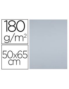Cartulina Liderpapel 50X65 Cm 180 Gr Gris Paquete De 25 Hojas