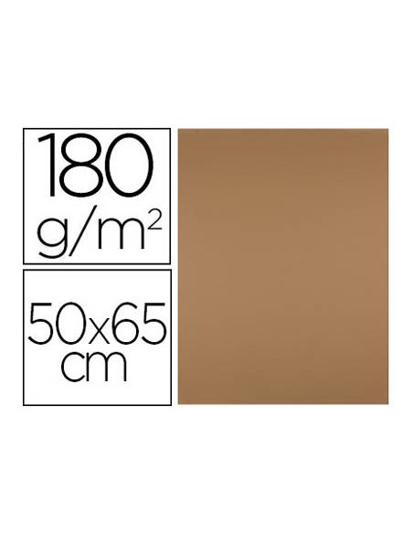 Cartulina Liderpapel 50X65 Cm 180 Gr Marron Escolar Paquete De 25 Hojas