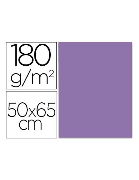 Cartulina Liderpapel 50X65 Cm 180 Gr Purpura Paquete De 25 Hojas