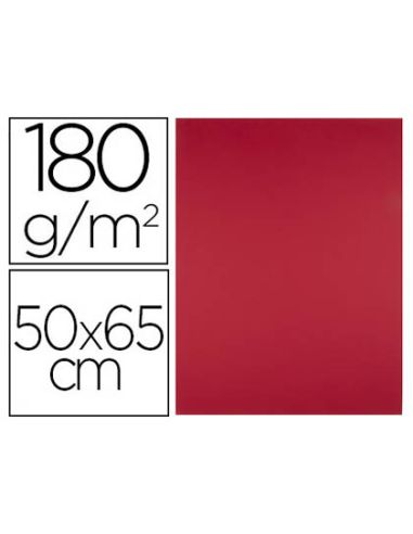Cartulina Liderpapel 50X65 Cm 180G/M2 Rojo Navidad