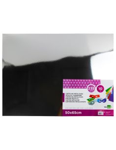 Cartulina Liderpapel 50X65 Cm 235G/M2 Metalizada Plata 2