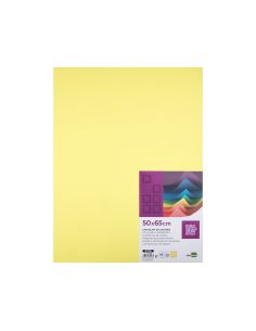 Cartulina Liderpapel 50X65 Cm 240G/M2 Amarillo Medio Paquete De 25 Hojas 2