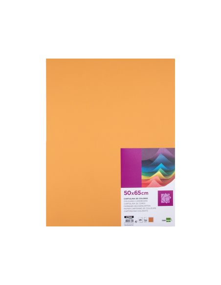 Cartulina Liderpapel 50X65 Cm 240G/M2 Avellana Paquete De 25 Hojas