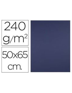 Cartulina Liderpapel 50X65 Cm 240G/M2 Azul Zafiro Paquete De 25 Hojas
