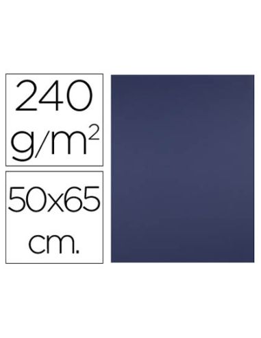 Cartulina Liderpapel 50X65 Cm 240G/M2 Azul Zafiro Paquete De 25 Hojas