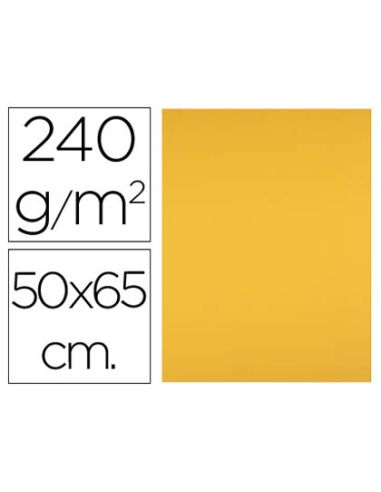 Cartulina Liderpapel 50X65 Cm 240G/M2 Oro Viejo Paquete De 25 Hojas