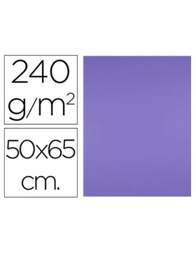 Cartulina Liderpapel 50X65 Cm 240G/M2 Purpura Paquete De 25 Hojas