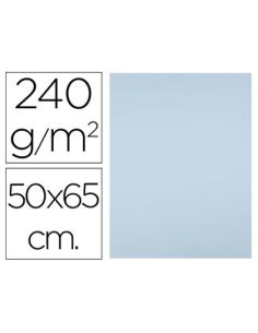 Cartulina Liderpapel 50X65 Cm 240G/M2 Azul Paquete De 25 Hojas