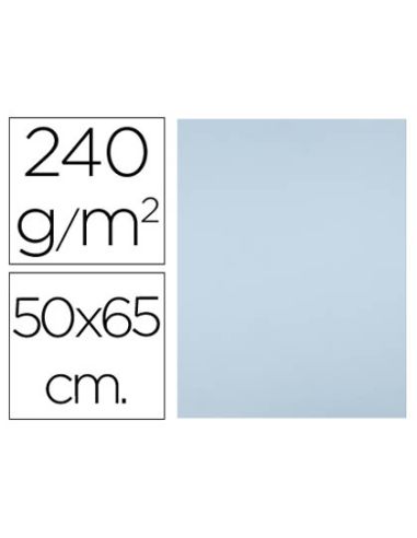Cartulina Liderpapel 50X65 Cm 240G/M2 Azul Paquete De 25 Hojas