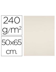 Cartulina Liderpapel 50X65 Cm 240G/M2 Crema Paquete De 25 Hojas