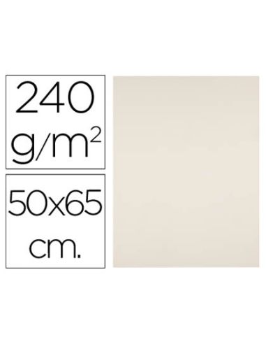 Cartulina Liderpapel 50X65 Cm 240G/M2 Crema Paquete De 25 Hojas