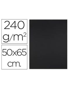 Cartulina Liderpapel 50X65 Cm 240G/M2 Negro Paquete De 25 Hojas
