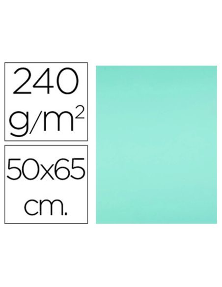 Cartulina Liderpapel 50X65 Cm 240G/M2 Verde Paquete De 25 Hojas