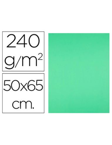Cartulina Liderpapel 50X65 Cm 240G/M2 Verde Pistacho Paquete De 25 Hojas