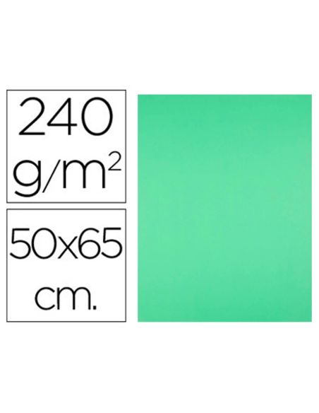 Cartulina Liderpapel 50X65 Cm 240G/M2 Verde Pistacho Paquete De 25 Hojas