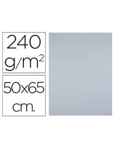 Cartulina Liderpapel 50X65 Cm 240G/M2 Gris Paquete De 25 Hojas