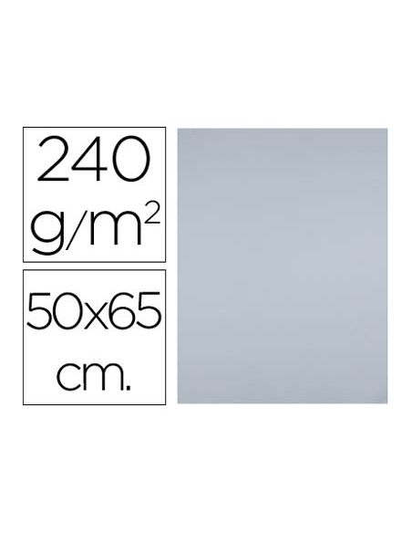 Cartulina Liderpapel 50X65 Cm 240G/M2 Gris Paquete De 25 Hojas