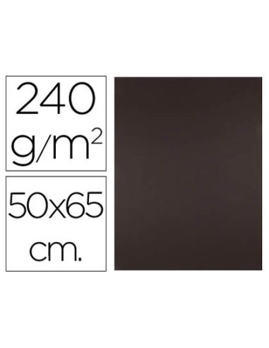 Cartulina Liderpapel 50X65 Cm 240G/M2 Marron Paquete De 25 Hojas