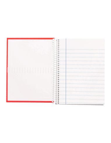 Cuaderno Espiral Liderpapel A4 Crafty Tapa Forrada 80H 90Gr Pauta Estrecha 2,5Mm Con Margen Colores Surtidos